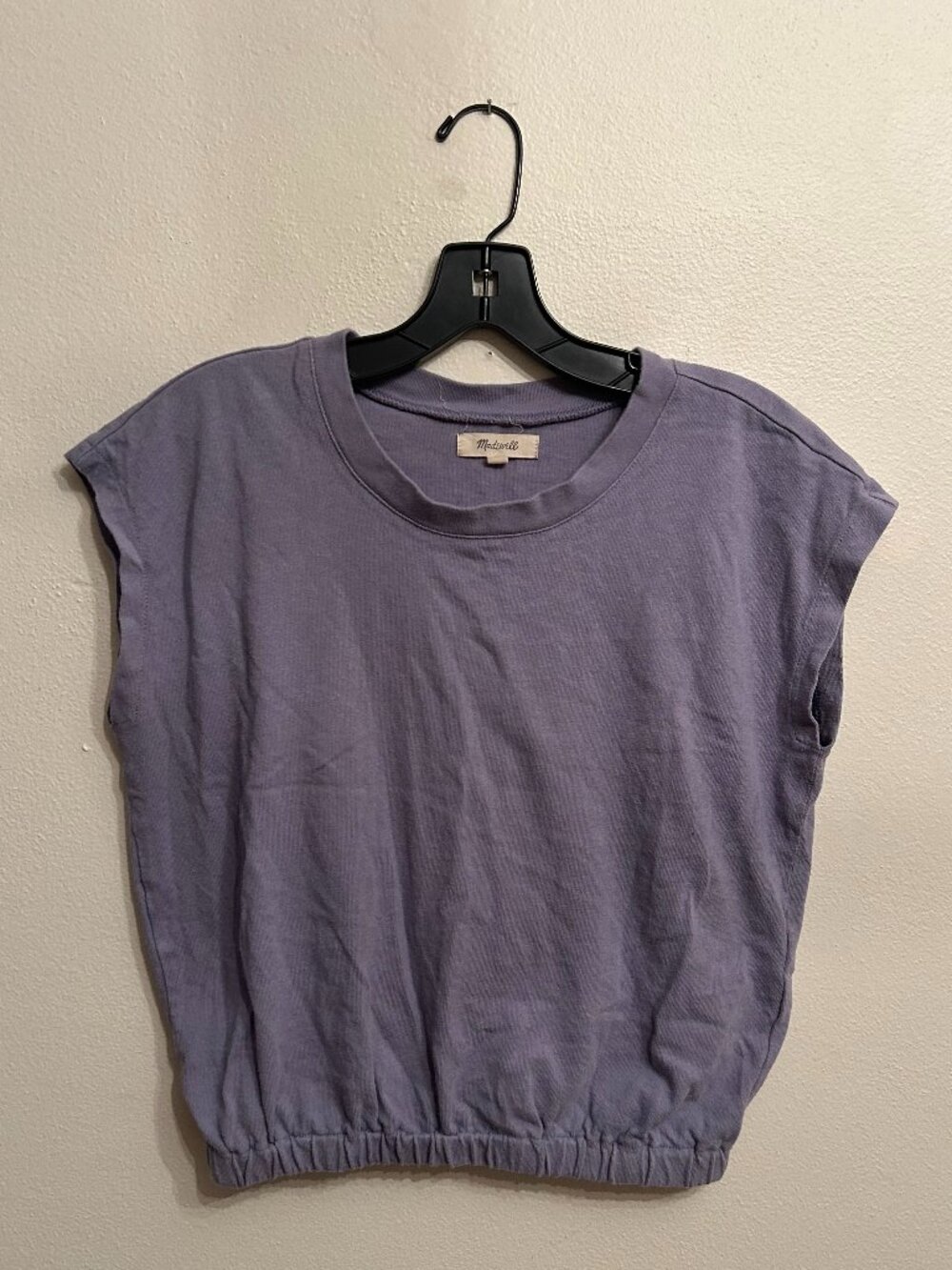 Madewell Purple/Grey Cotton Muscle Tee Size XS